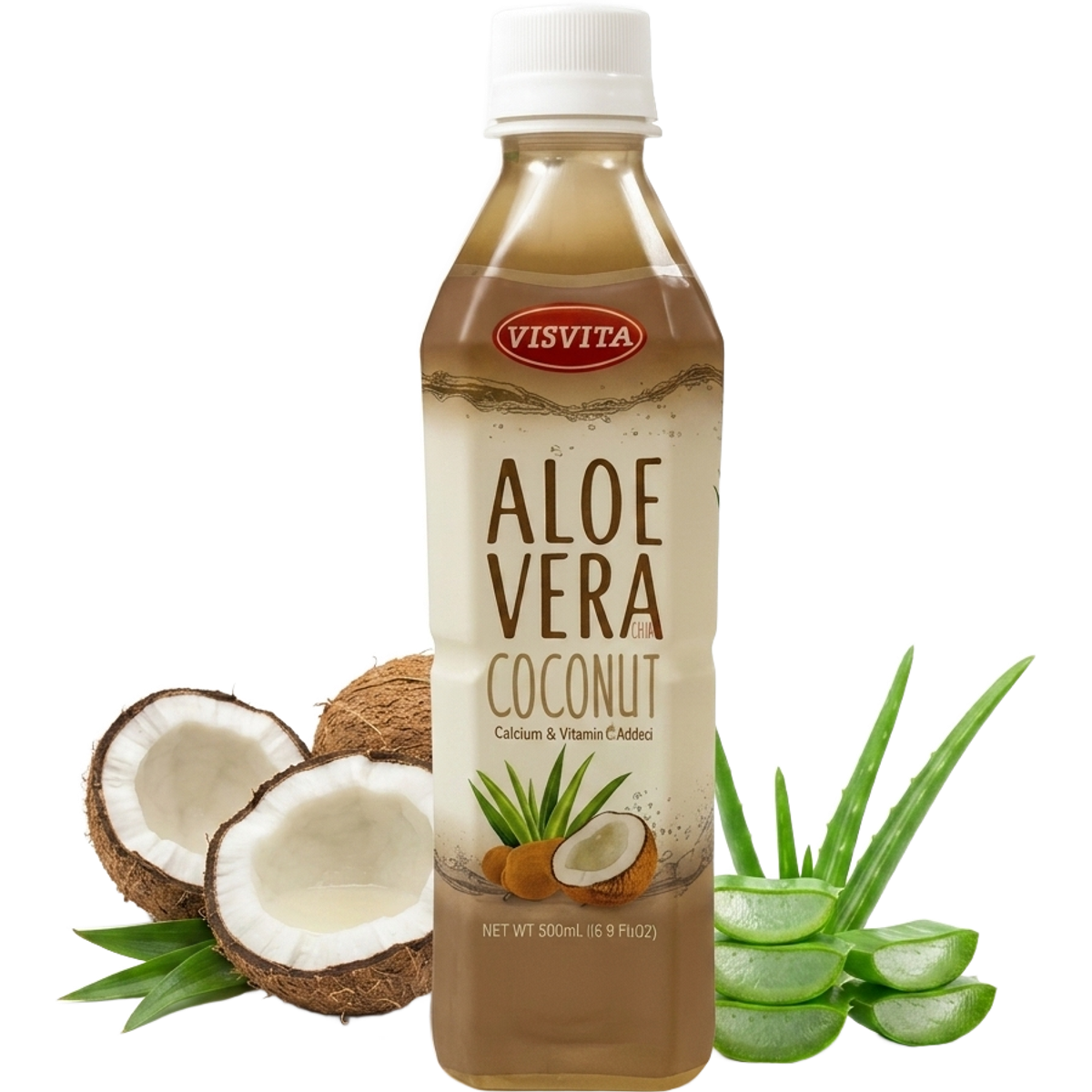 VISVITA Aloe Vera Coconut with fresh coconut and aloe