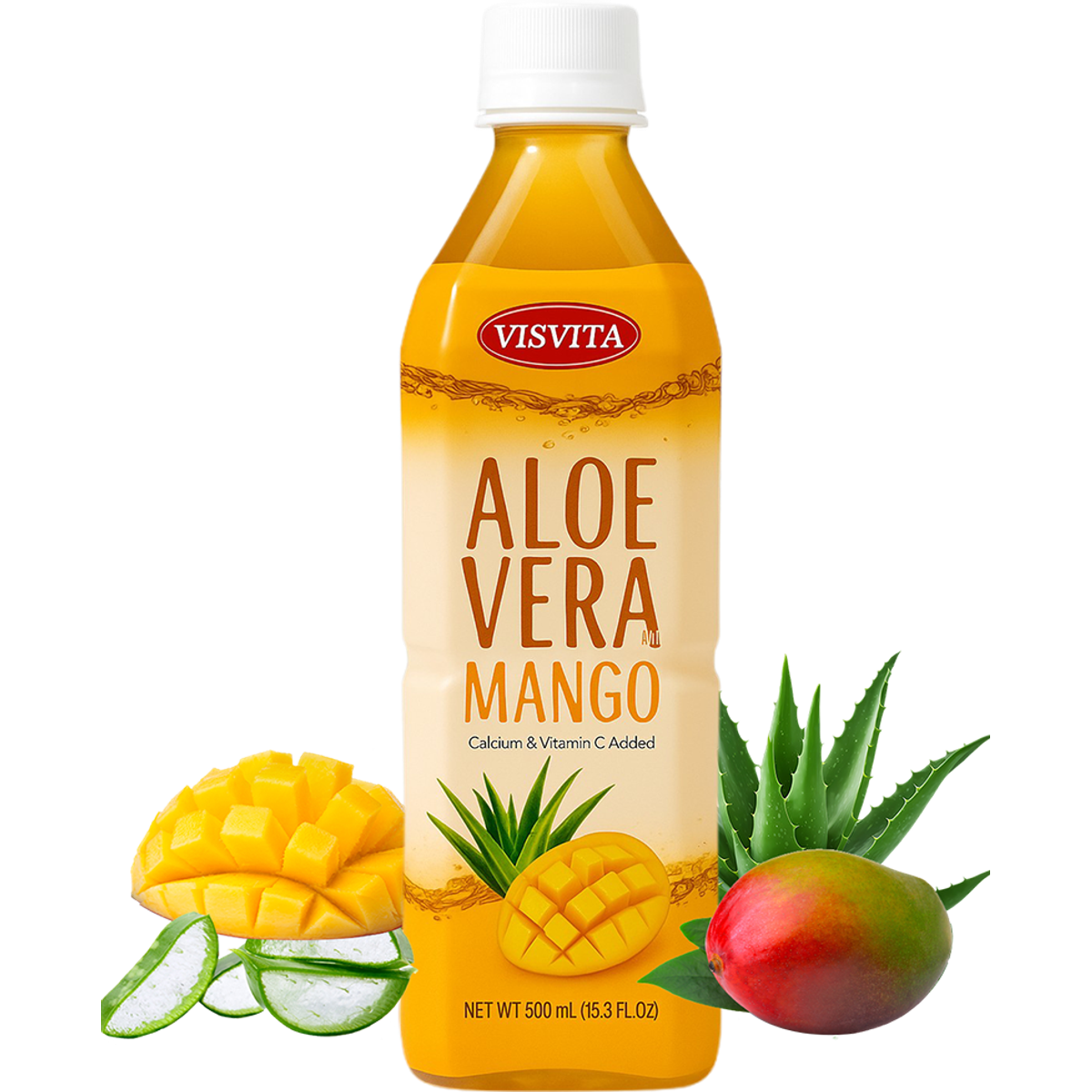 VISVITA Aloe Vera Mango with fresh mango and aloe
