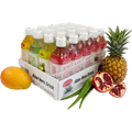 VISVITA Aloe Vera Variety Pack case with fresh fruit