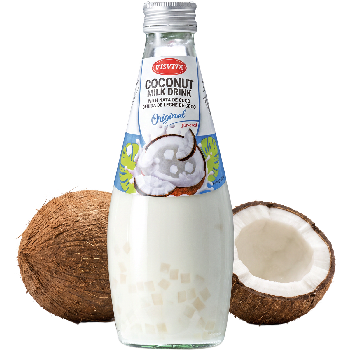 VISVITA Coconut Milk Original with fresh coconuts