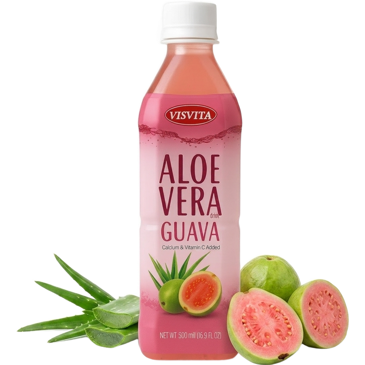VISVITA Aloe Vera Guava with fresh guava and aloe
