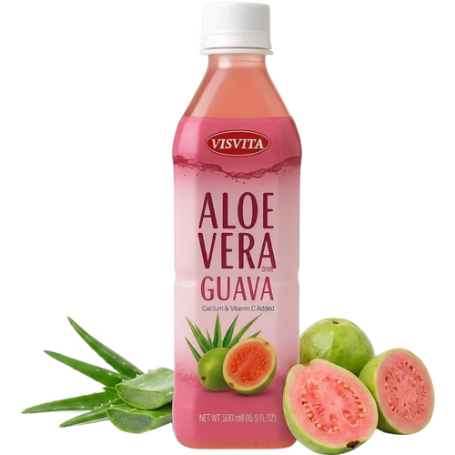 VISVITA Aloe Vera Guava with fresh guava and aloe