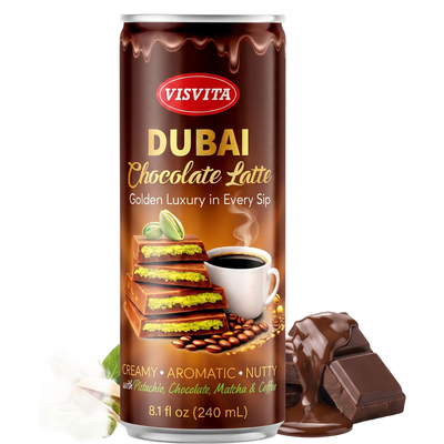 Dubai Chocolate Latte · 12-Pack (8 oz Cans)