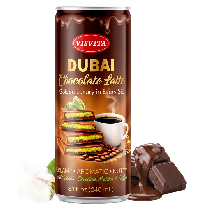 Dubai Chocolate Latte · 12-Pack (8 oz Cans)