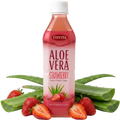 VISVITA Aloe Vera Strawberry with fresh strawberries and aloe