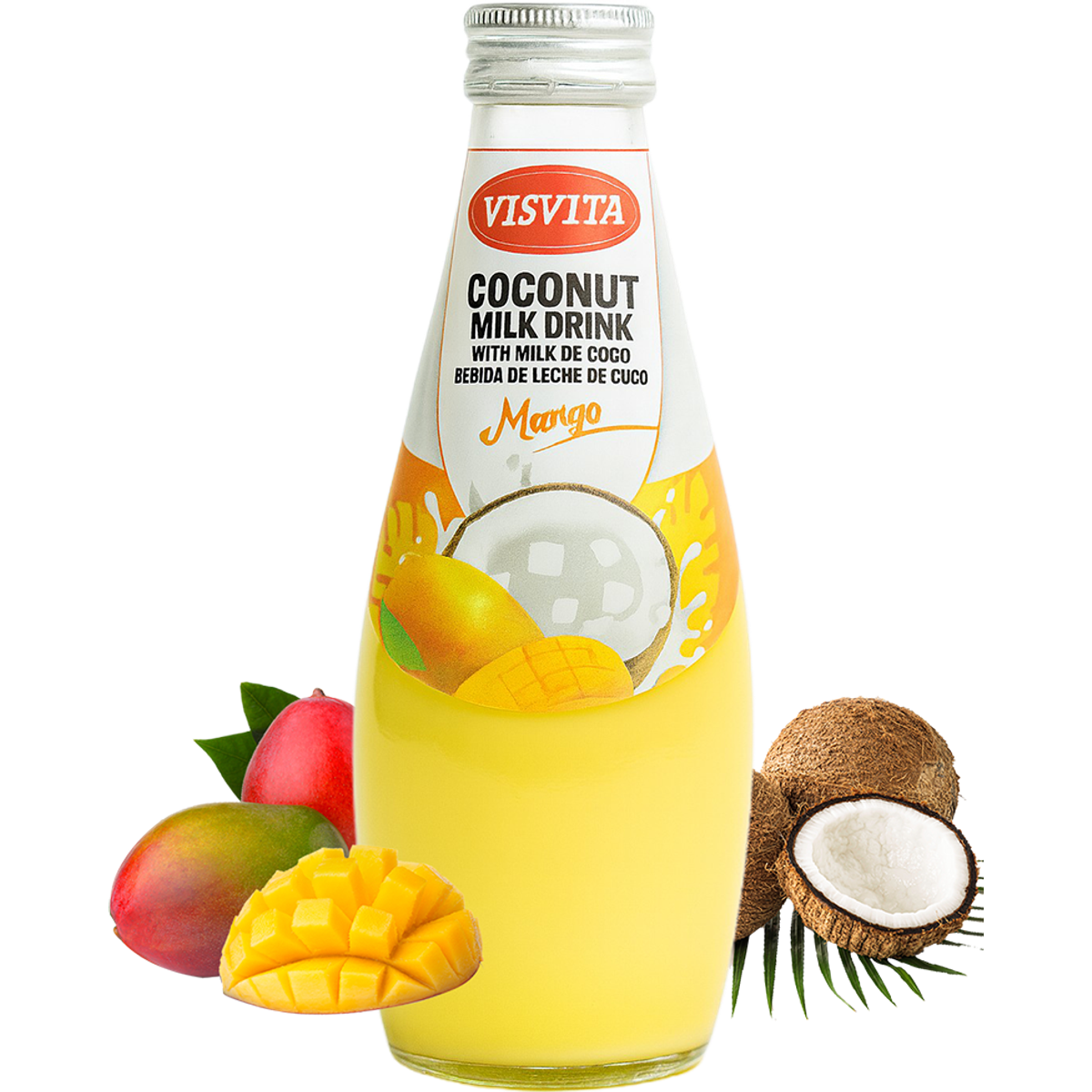 VISVITA Coconut Milk Mango with fresh mango and coconut