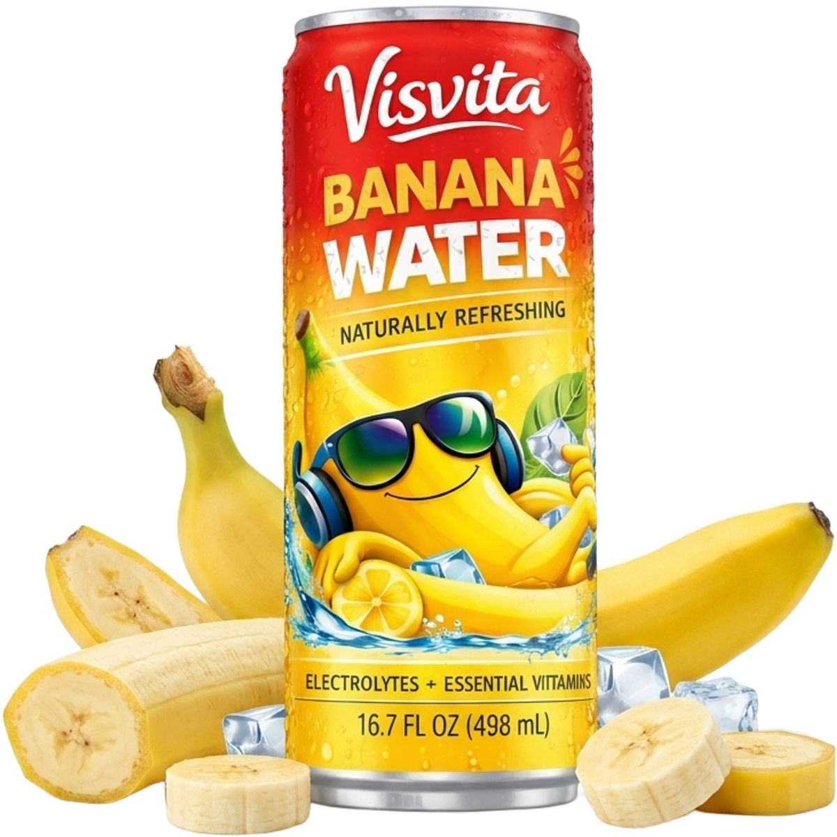 VISVITA Banana Water with fresh bananas